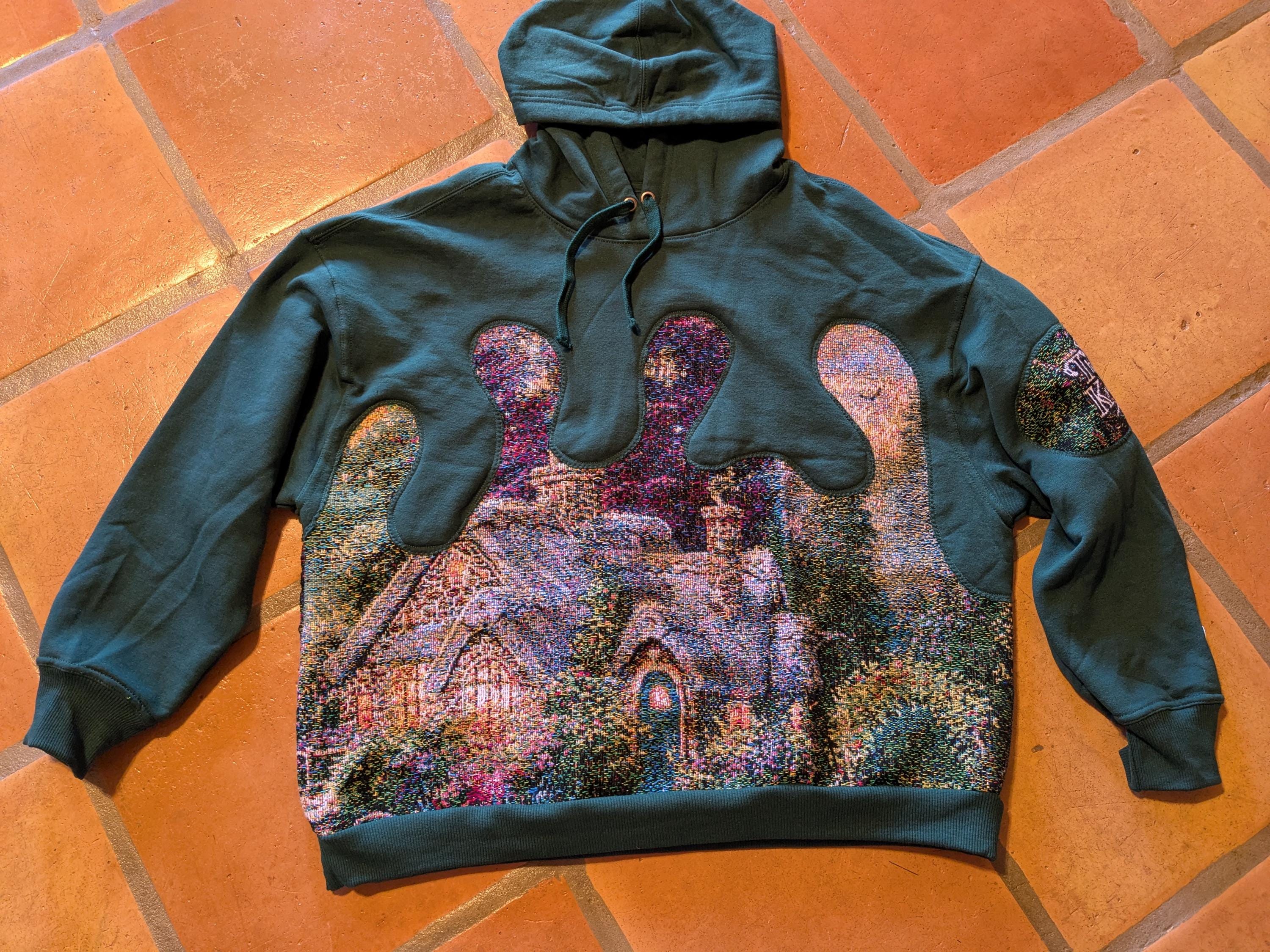 Vintage Zealzip Mono Forest Knitwear Sweatshirt M Size - Etsy