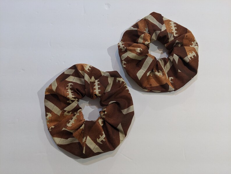 I Make My Scrunchies Fluffy Or Wider Flash Back to the 90/'s Free Shipping Football Season is Here Scrunchies Are Back