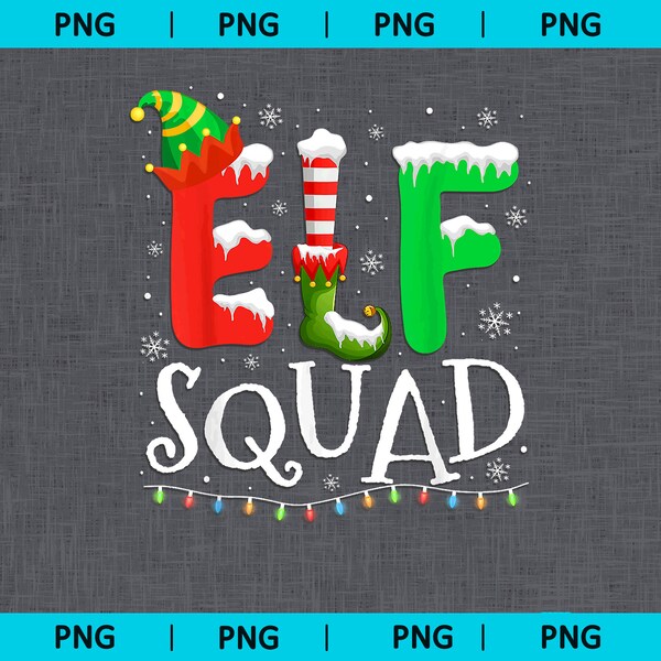 Elf Squad Png, Merry Christmas Png, Elf Feet Png, Elf Png, Elf Family png, Christmas Matching, Elf Christmas Png, Family Png