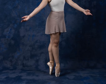 Sand Beige Chiffon Ballet Skirt – Adult Wrap Dance Skirt