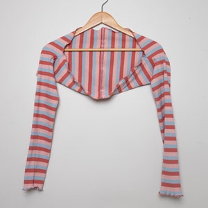 Ribbed Knit Ballet Bolero Shrug – Strawberry Dream, Cotton Spandex