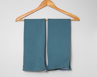 Dusty Green Organic Cotton Knit Ballet Leg Warmers