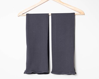 Dark Grey Organic Cotton Knit Legwarmers - Ballet Dance