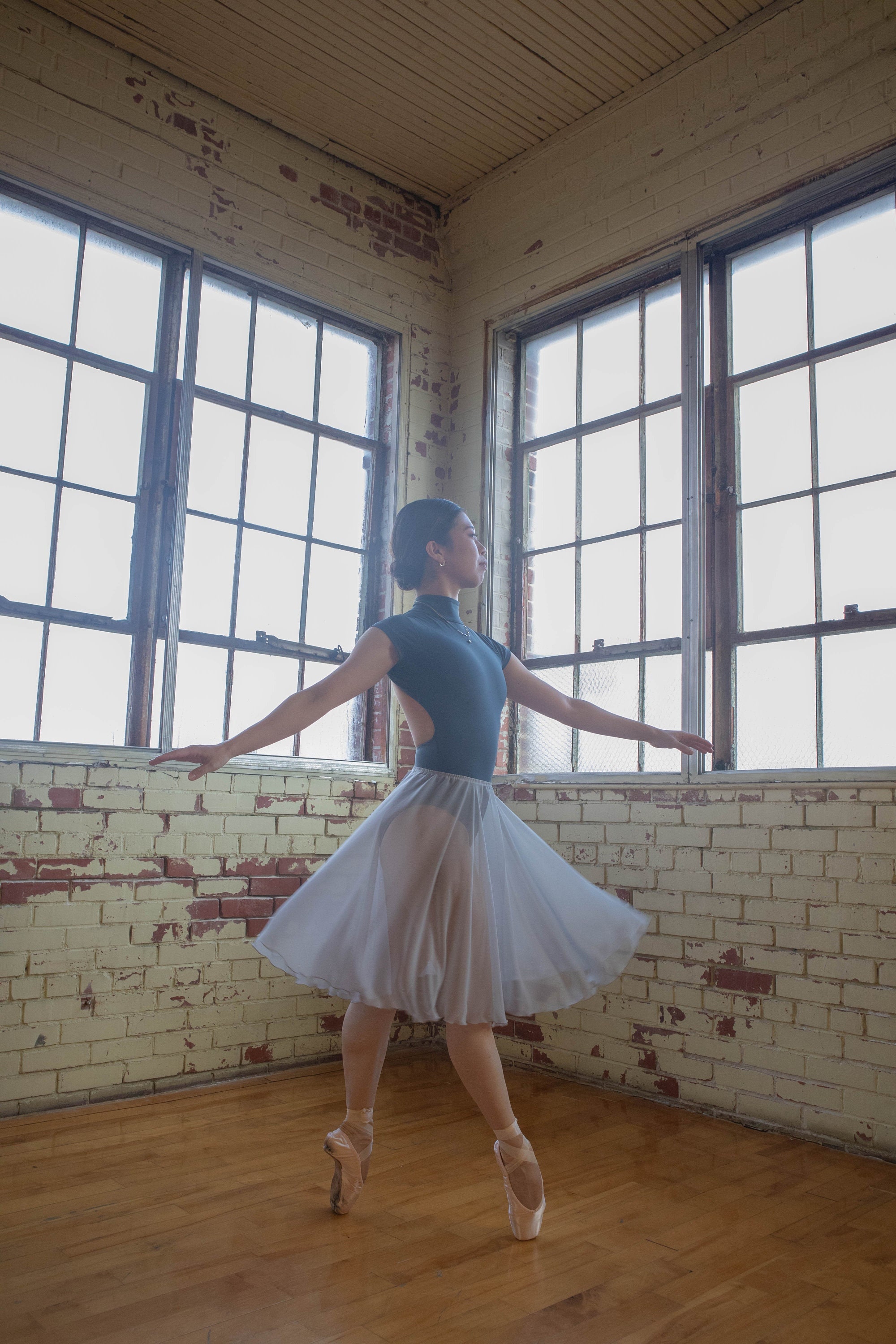 Falda de Ballet para mujer, prenda larga de gasa para adultos