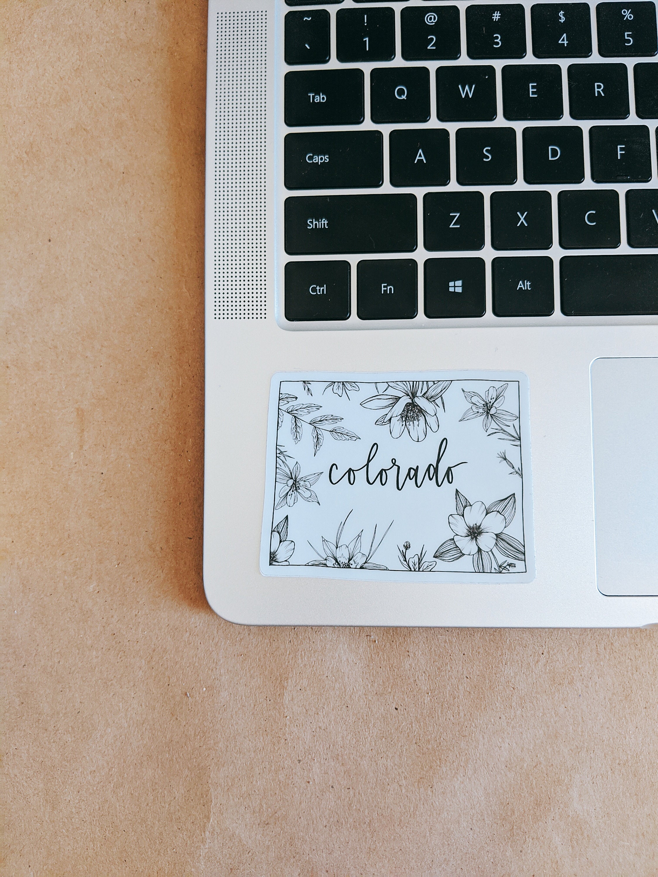 Colorado Sticker | CO State Flower | Colorado Blue Columbine | Floral ...