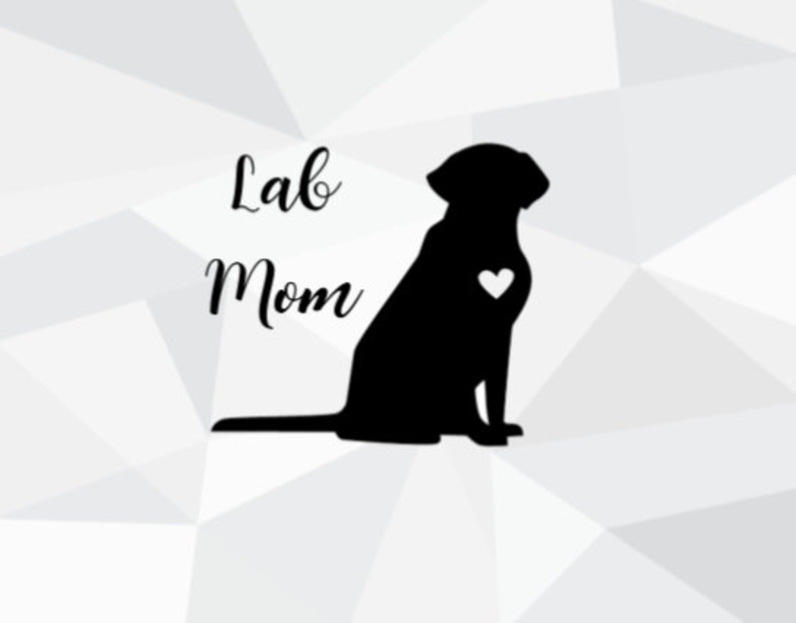 Labrador Retriever Mom Decal Lab Mom Sticker Etsy