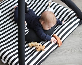 Coco Bean Luxury Baby Play Mat - Black and White