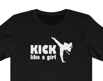 kick like a girl hoodie