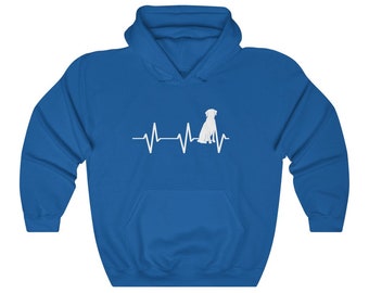 heartbeat dog hoodie