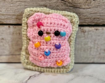 Beaded Fidget Poptart Crochet Pattern: 2-in-1 Amigurumi Toy (PDF Pattern