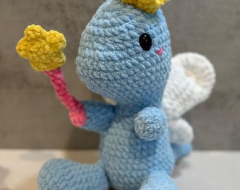 Crochet Fairysaurus Pattern: Amigurumi Fairy Dinosaur Toy (Digital PDF Download)