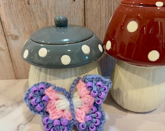 Beaded Fidget Butterfly Crochet Pattern: No Sew Valentine's Gift (PDF Pattern)