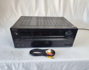 Onkyo TX-NR646 AV Receiver 7.1ch 100W x7 8Ω hdmi USB Black Tested.