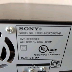 Sony DAV-HDX576WF 5-Disc Changer DVD Home Theater System Receiver S-Master HDMI image 11
