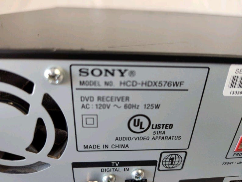 Sony DAV-HDX576WF 5-Disc Changer DVD Home Theater System Receiver S-Master HDMI image 11