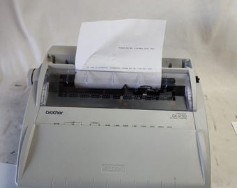 Brother GX-6750 Correctronic Electronic Typewriter Has Manual Tested And Working
