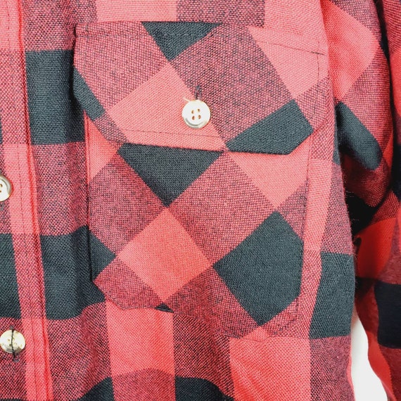 Vintage 1960's Sears Buffalo Plaid Hunting Jacket… - image 4