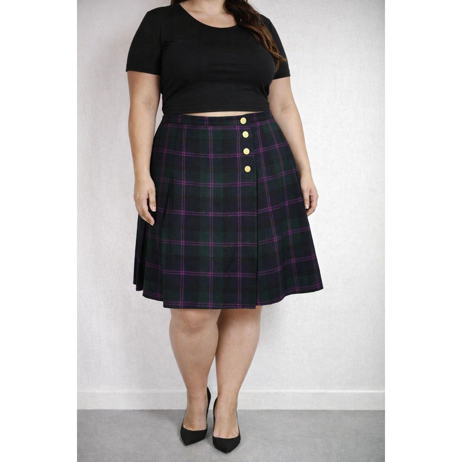 Jupe En Soie Valerie Stevens Taille 8 - Imprimé Floral, Longueur Genou, Occasion TBE
