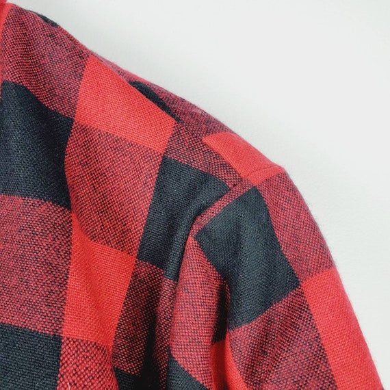 Vintage 1960's Sears Buffalo Plaid Hunting Jacket… - image 2