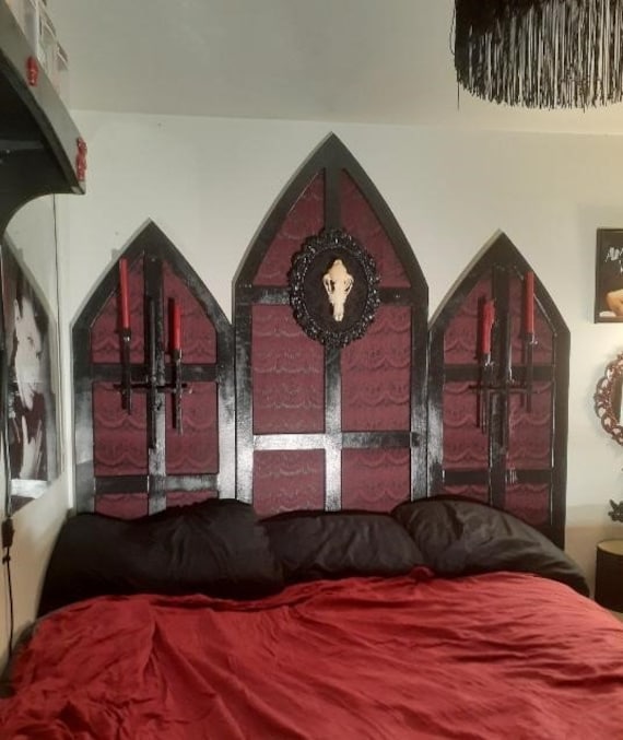 Gothic queen headboard deals