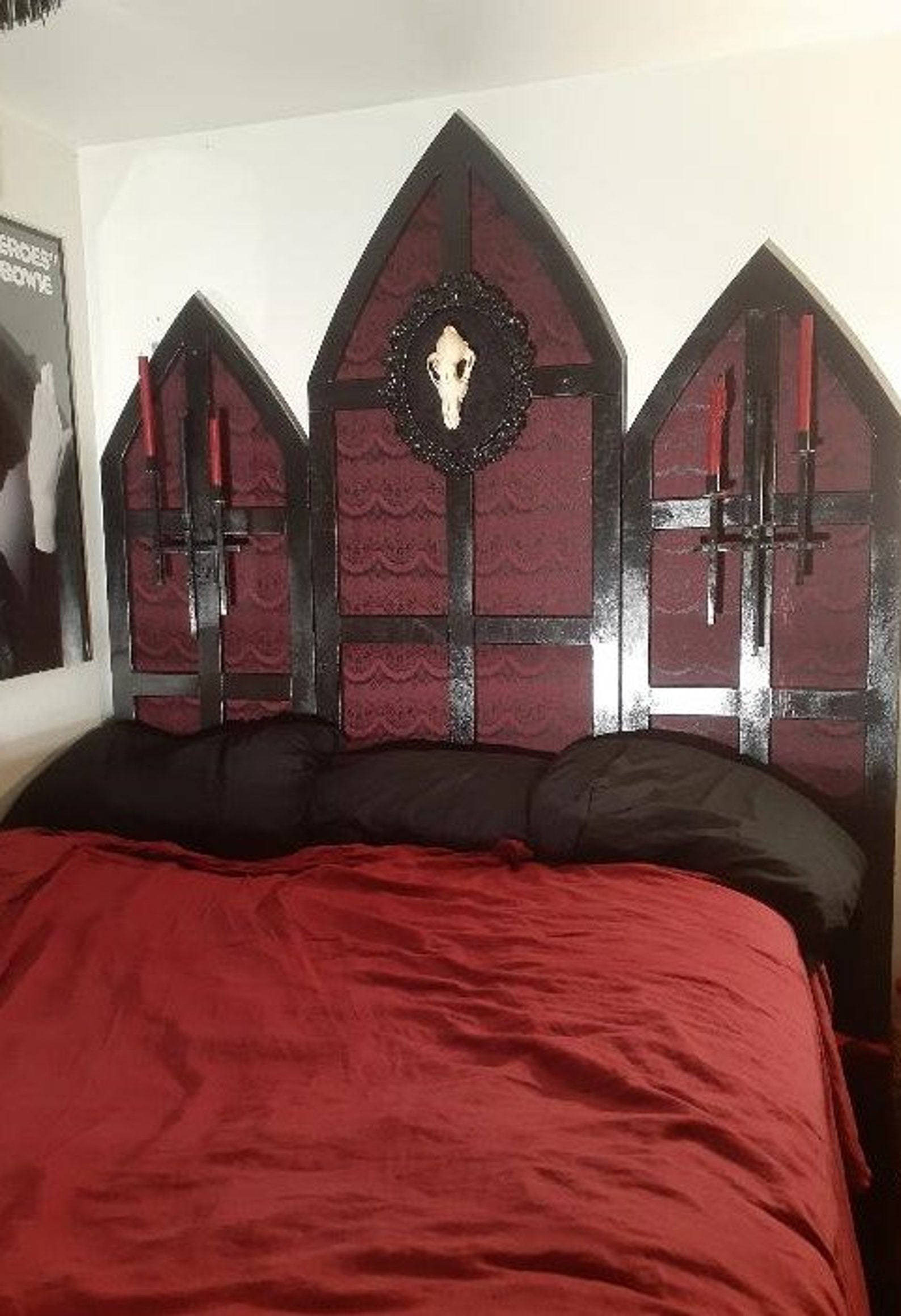 Amazing Custom Made Gothic Headboard Local Pick up ONLY Etsy