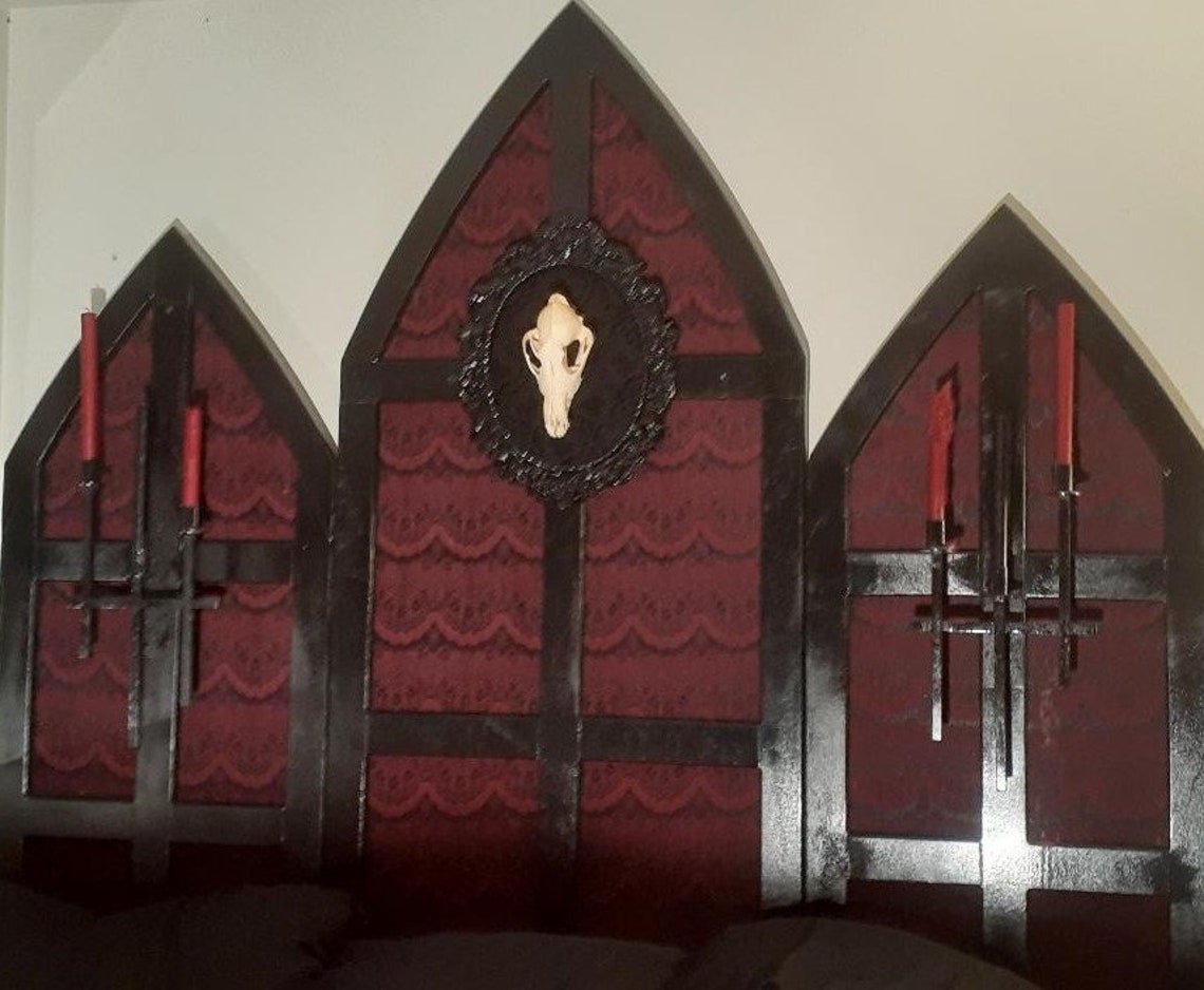 Amazing custom made gothic headboard Local Pick Up ONLY Etsy
