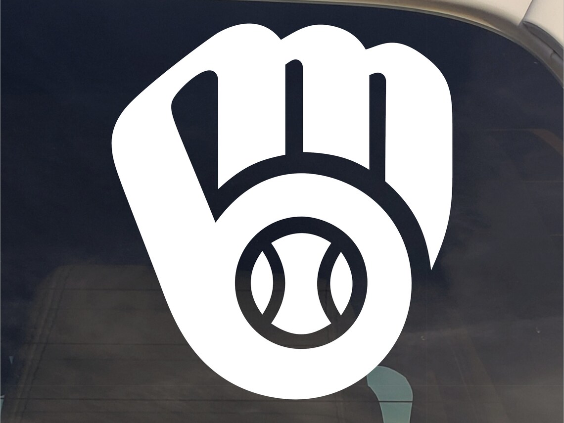 Milwaukee Brewers Car Decal Window Laptop Bumper Sticker Etsy