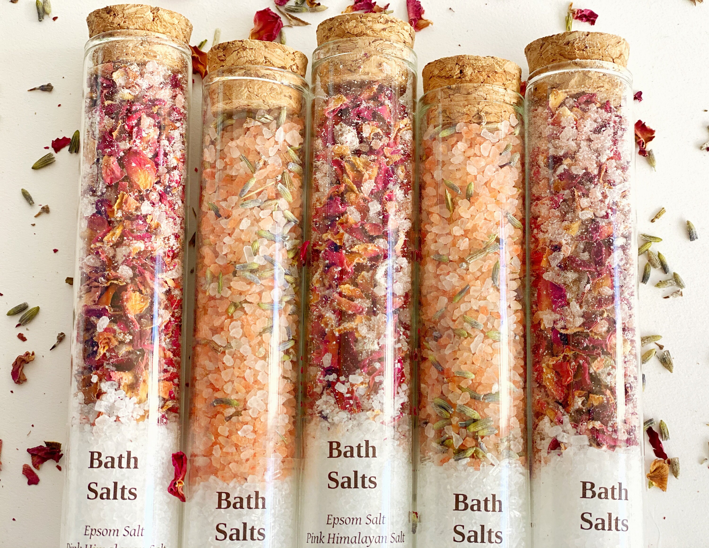 Bath Salts Gift Set Bridesmaid Proposal floral Bath Salts Etsy UK