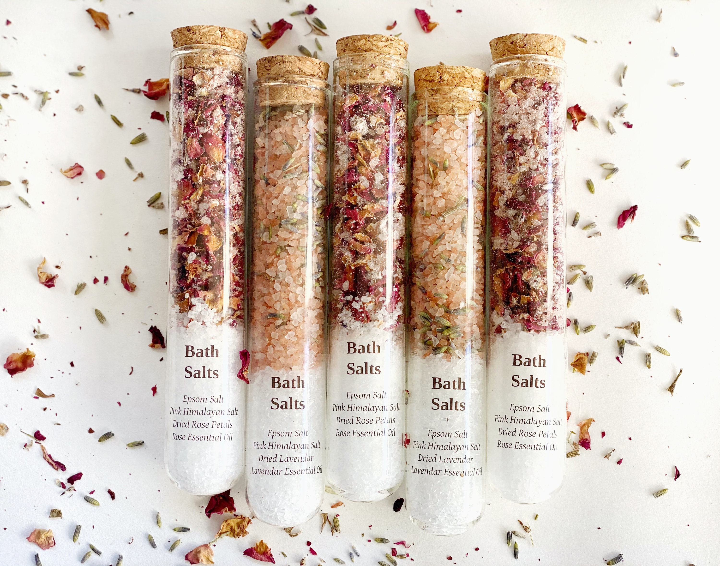 Bath Salts Gift Set Bridesmaid Proposal floral Bath Salts Etsy UK