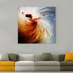 Whirling Dervish Oil Painting Canvas Print Islamic Wall Art, Islamic Home Decor, Islamic Decor, Islamic Art, Ramadan Decor, Eid Decor