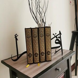 Islamic Metal Bookend Islamic Art Islamic Home Decor Table Decor Ramadan Decoration Eid Mubarak Gift