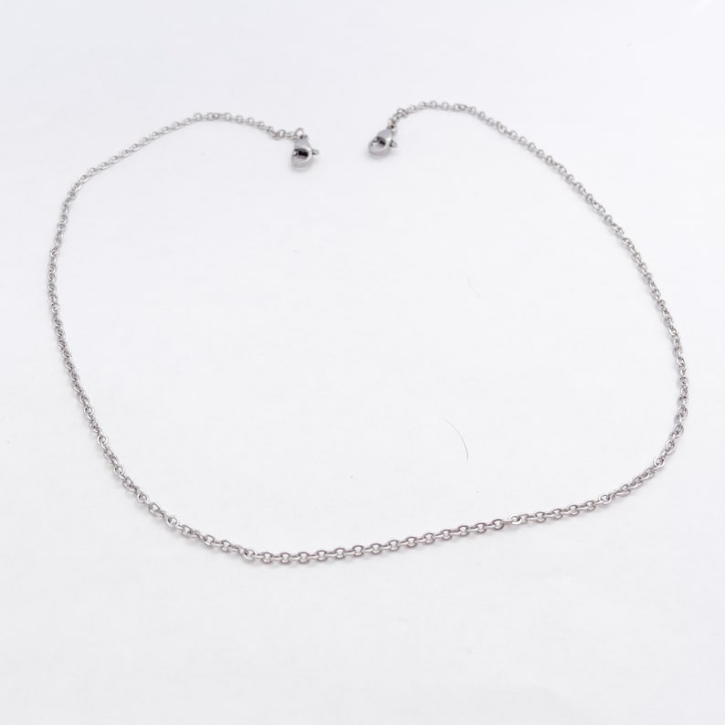 Double clasp chain necklace in gold color stainless steelwith Etsy