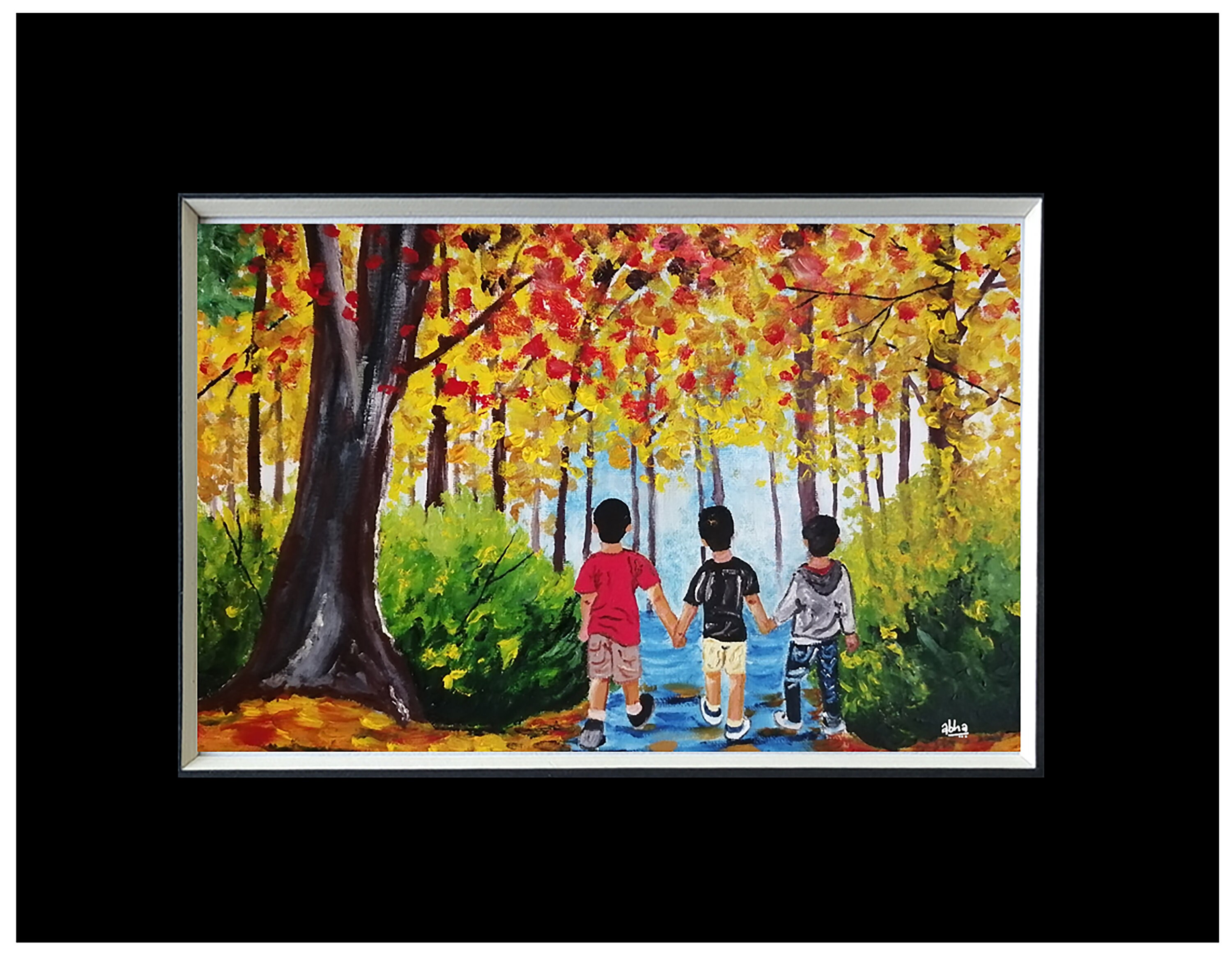 3 Best Friends Art Print Bestie Gift Friendship Sibling A3 Etsy