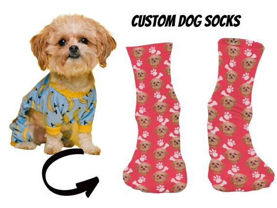 Custom Dog Socks Custom Socks USA Dog Face Socks Personalized Dog Gift Dog Mom Gift Pet Gift Dog Paw Gift Socks Custom Pet Socks Etsy