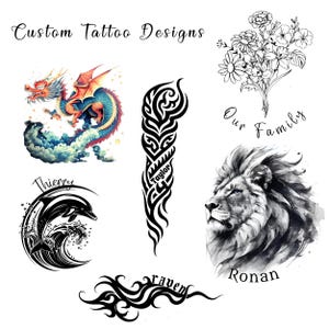Disegno di tatuaggio personalizzato, disegno di tatuaggio personalizzato, manica personalizzata, idea per tatuaggio, tatuaggio su commissione, arte del tatuaggio, tatuaggio ritratto disegnato a mano