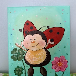 5D Diamond Painting Kit DIY Diamond Painting Kit Cute Ladybug With