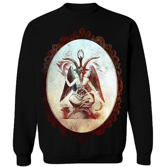 Baphomet Sweater Adult Crewneck Sweater 