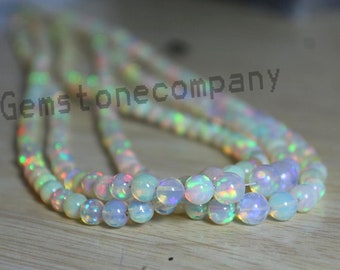 Details about / 100/% natural 1 STRAND 3 to 5 mm Genuine Ethiopian Welo Fire Opal Beads ** Q2