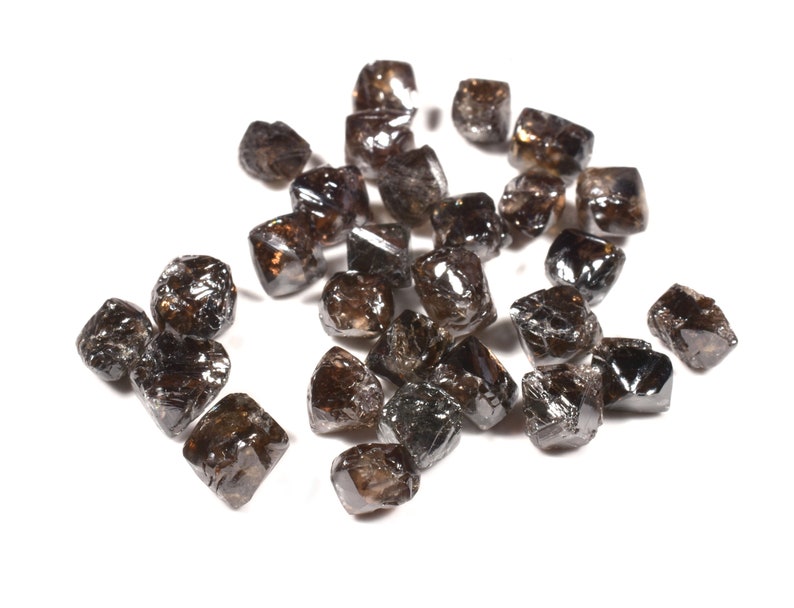 28 Piece Lot of Natural Raw Uncut Diamond 31.05 Cts Lot 5-7 MM Piece Undrilled Natural Raw Diamond Lot GC#8