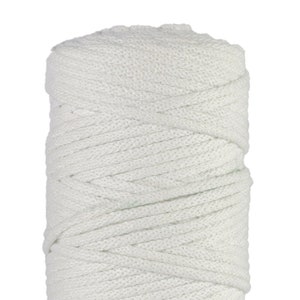 Cordino da 5 mm/100% cotone, cordino da 100 m per macramè, cordino per uncinetto, filati, cordino per corda, cordino per lavori artigianali, filato per uncinetto, corda per filato, filato per borse all&#39;uncinetto