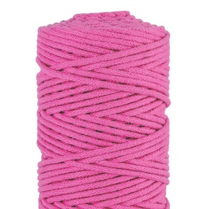 Cordino da 5 mm/100% cotone, cordino da 100 m per macramè, cordino per uncinetto, filati, cordino per corda, cordino per lavori artigianali, filato per uncinetto, corda per filato, filato per borse all&#39;uncinetto