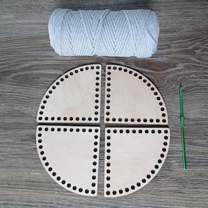Wooden quadrant bottoms for Craft DIY, Wood base, rochet base,Wooden base, Crochet basket bottom, knitting bottom