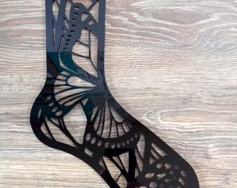 Acrylic Sock Blocker: Personalized Knitting Tool, Gift for Knitter