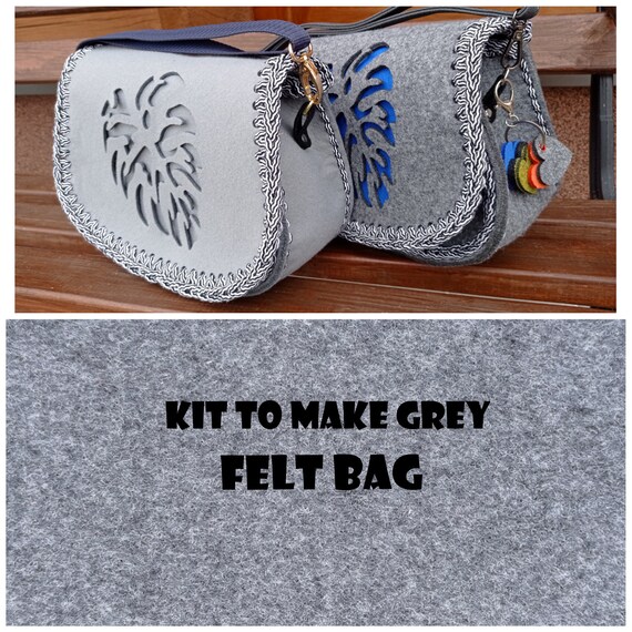 Maak je eigen tas unieke handtas kit om vilten tas te maken voor Craft DIY vilten basis vilt gehaakte tas basis vilten bodem basis Etsy Belgie