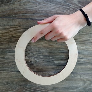 Plywood tote bag handle 21cm, One pair, plywood handles for bags, round wooden handbag handle