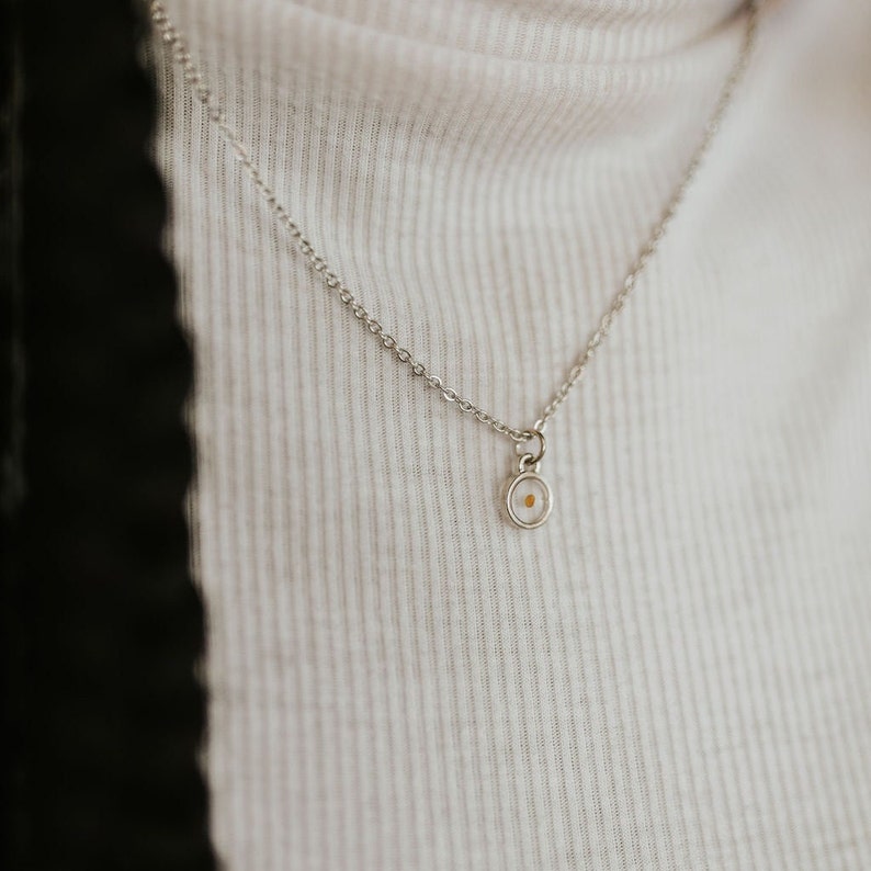 Mustard Seed Faith Necklace Gold and Silver, Christian Jewelry, LDS Missionary, Baptism Gift, Christian Necklace, LDS Mission, Faith image 5