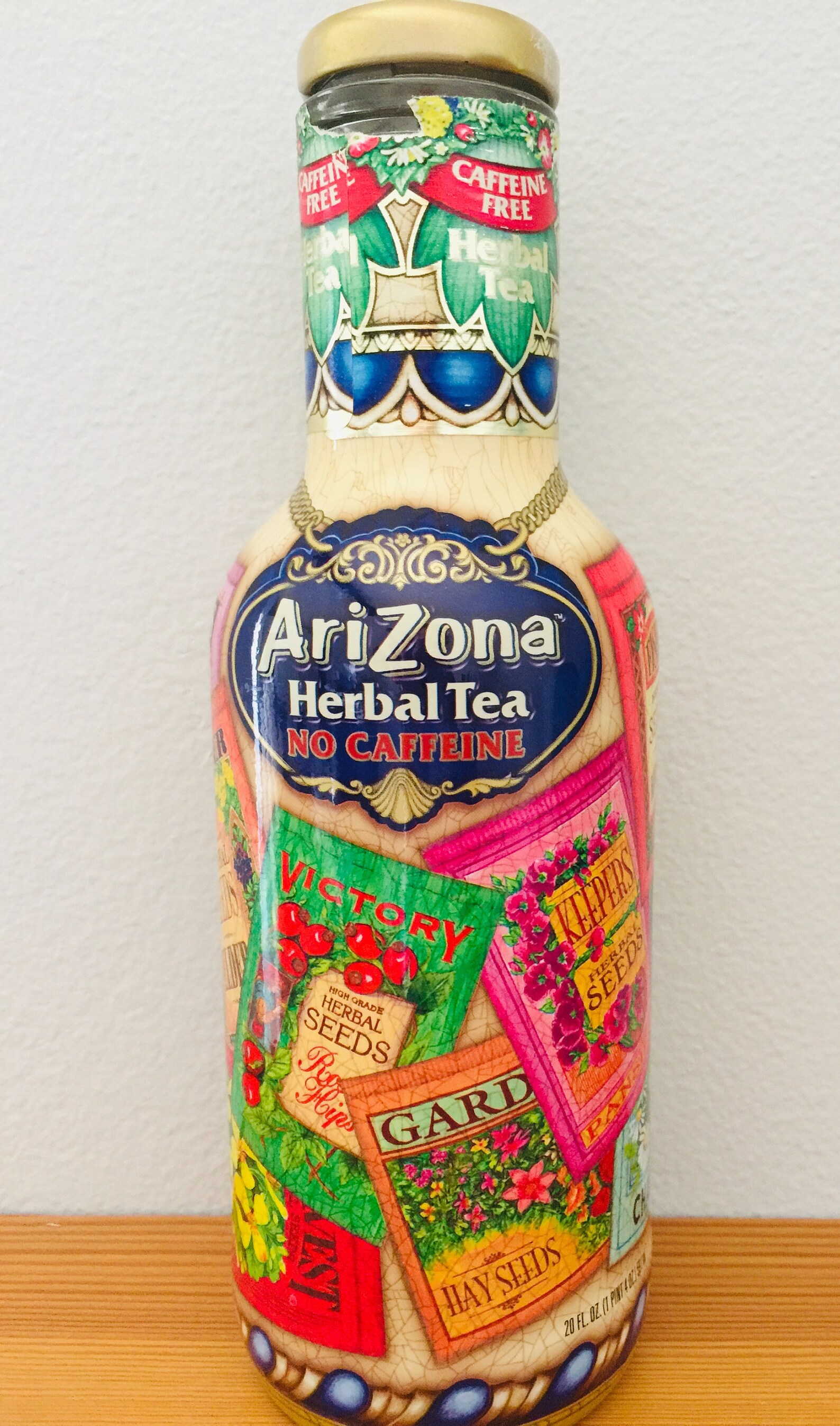 Vintage Bottle ARIZONA HERBAL TEA 20 fl.oz glass bottle Etsy