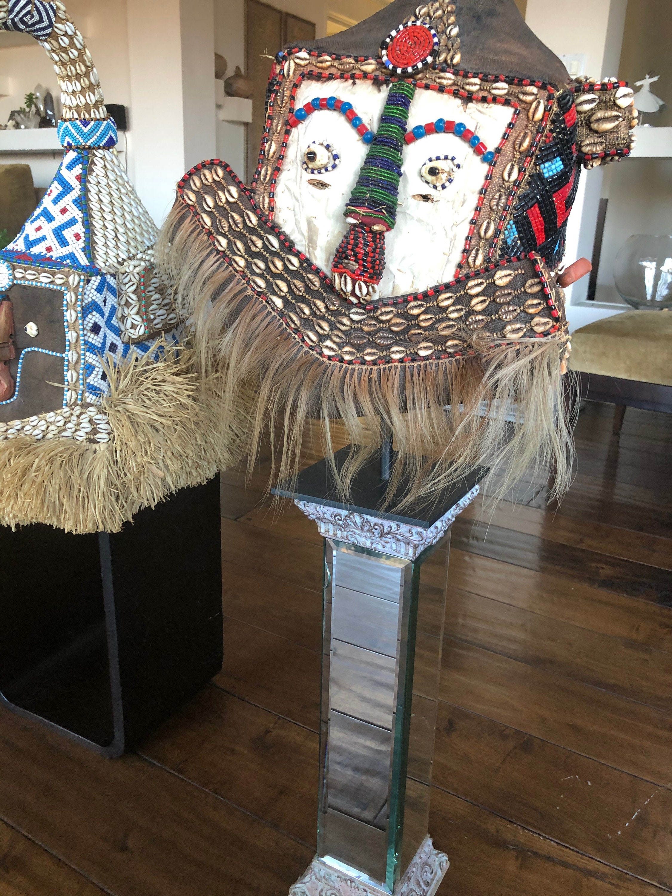 3 Display Stands for African Masks Etsy