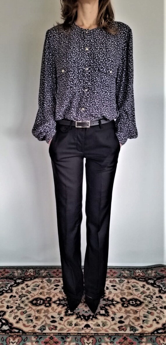 1980’s Luisa Spagnoli vintage floral print shirt |