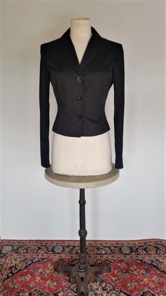 Vintage Moschino women's blazer | back bow blazer